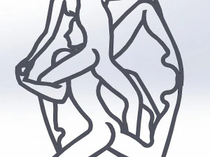 Kama Sutra 10 DXF File sexual positions CNC Industrial Laser Cut Plasma Nr2301 3D Model