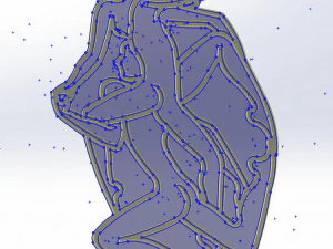 Kama Sutra 10 DXF File sexual positions CNC Industrial Laser Cut Plasma Nr2301 3D Model