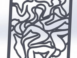 Kama Sutra 10 DXF File sexual positions CNC Industrial Laser Cut Plasma Nr2301 3D Model