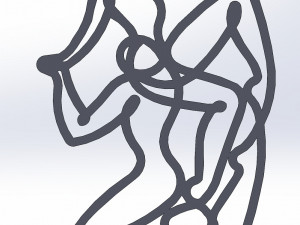 Kama Sutra 10 DXF File sexual positions CNC Industrial Laser Cut Plasma Nr2302 3D Модель