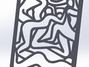 Kama Sutra 10 DXF File sexual positions CNC Industrial Laser Cut Plasma Nr2302 3D Модель