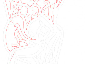 Kama Sutra 10 DXF File sexual positions CNC Industrial Laser Cut Plasma Nr2303 Modèle 3D