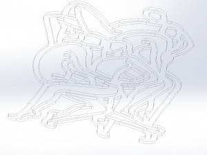 Kama Sutra 10 DXF File sexual positions CNC Industrial Laser Cut Plasma Nr2303 Modèle 3D