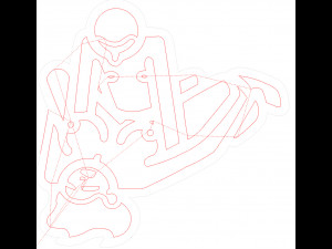 Kama Sutra 10 DXF File sexual positions CNC Industrial Laser Cut Plasma Nr2303 Modèle 3D