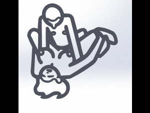 Kama Sutra 10 DXF File sexual positions CNC Industrial Laser Cut Plasma Nr2303 Modèle 3D