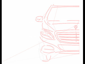 12 DXF File CNC g-code Industrial Laser Cut MERCEDES Vinil PANEL Nr2100 3D 모델