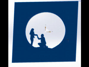 20 DXF File CNC g-code Industrial Laser router LOVE VALENTINE DAYS Nr2 Nr2102 Modelo 3D