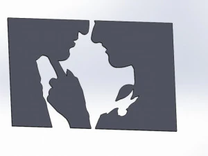 20 File DXF CNC g-code Router laser industriale AMORE GIORNI DI SAN VALENTINO Nr2 Nr2102 Modello 3D
