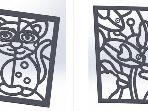 20 DXF File CNC g-code Industrial Laser Abstract POP Art Nr2 Router Nr2201 3D 模型