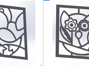 20 DXF File CNC g-code Industrial Laser Abstract POP Art Nr2 Router Nr2201 3D 模型