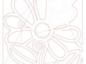 20 DXF File CNC g-code Industrial Laser Abstract POP Art Nr2 Router Nr2201 3D Model