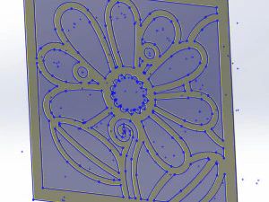 20 DXF File CNC g-code Industrial Laser Abstract POP Art Nr2 Router Nr2201 3D Model