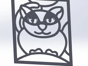 20 DXF File CNC g-code Industrial Laser Abstract POP Art Nr2 Router Nr2201 3D Model