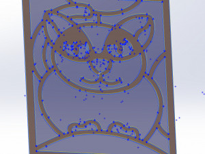 20 DXF File CNC g-code Industrial Laser Abstract POP Art Nr2 Router Nr2201 3D 模型