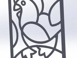 20 DXF File CNC g-code Industrial Laser Abstract POP Art Nr2 Router Nr2201 3D Model