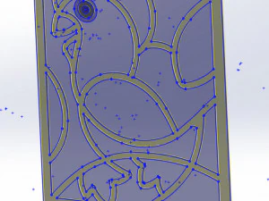 20 DXF File CNC g-code Industrial Laser Abstract POP Art Nr2 Router Nr2201 3D Model