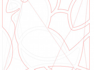 20 DXF File CNC g-code Industrial Laser Abstract POP Art Nr2 Router Nr2201 3D 模型