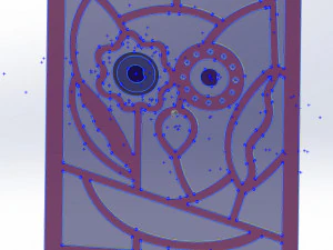 20 DXF File CNC g-code Industrial Laser Abstract POP Art Nr2 Router Nr2201 3D Model