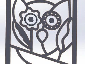 20 DXF File CNC g-code Industrial Laser Abstract POP Art Nr2 Router Nr2201 3D Model