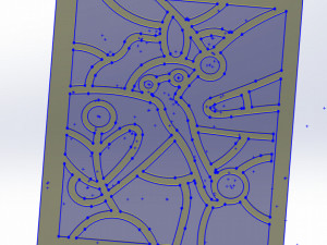 20 DXF File CNC g-code Industrial Laser Abstract POP Art Nr2 Router Nr2201 3D 模型
