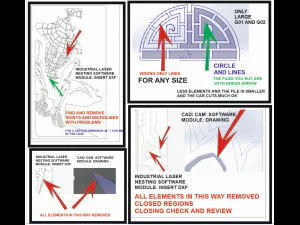 20 DXF File CNC g-code Industrial Laser Abstract POP Art Nr2 Router Nr2201 3D Model