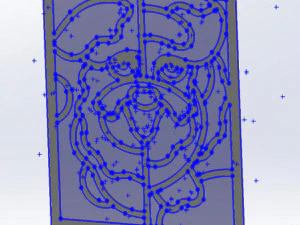 20 DXF File CNC g-code Industrial Laser Abstract POP Art Nr2 Router Nr2201 3D Model