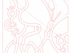 20 DXF File CNC g-code Industrial Laser Abstract POP Art Nr2 Router Nr2201 3D 模型