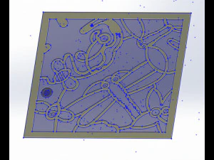 20 DXF File CNC g-code Industrial Laser Abstract POP Art Nr2 Router Nr2201 3D Model
