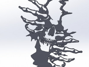 10 DXF File CNC g-code Industrial Laser Router Monster Claws in the Wall Nr2202 3D Model