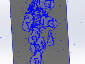 10 DXF File CNC g-code Industrial Laser Router Monster Claws in the Wall Nr2202 Modèle 3D