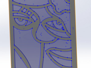 20 DXF File CNC g-code Industrial Laser Abstract POP Art Nr3 Router Nr2203 3D Model