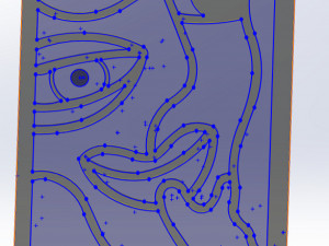 20 DXF File CNC g-code Industrial Laser Abstract POP Art Nr3 Router Nr2203 3D Model