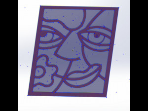 20 DXF File CNC g-code Industrial Laser Abstract POP Art Nr3 Router Nr2203 3D Model