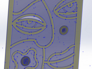 20 DXF File CNC g-code Industrial Laser Abstract POP Art Nr3 Router Nr2203 3D Model