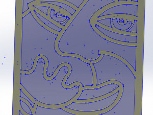 20 DXF File CNC g-code Industrial Laser Abstract POP Art Nr3 Router Nr2203 3D Model
