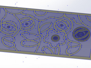 10 DXF File CNC g-code Industrial Laser Abstract POP Art Nr4 Router Nr2204 3D Model