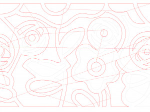 10 DXF File CNC g-code Industrial Laser Abstract POP Art Nr4 Router Nr2204 3D Model