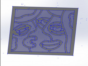 10 DXF File CNC g-code Industrial Laser Abstract POP Art Nr4 Router Nr2204 3D Model