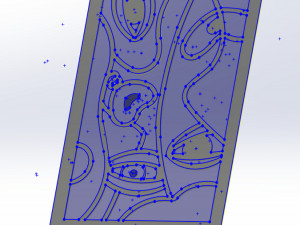 10 DXF File CNC g-code Industrial Laser Abstract POP Art Nr4 Router Nr2204 3D Model