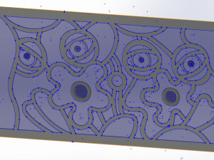 10 DXF File CNC g-code Industrial Laser Abstract POP Art Nr4 Router Nr2204 3D Model