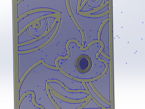 10 DXF File CNC g-code Industrial Laser Abstract POP Art Nr5 Router Nr2205 Modelo 3D
