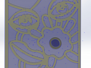 10 DXF File CNC g-code Industrial Laser Abstract POP Art Nr5 Router Nr2205 Modelo 3D