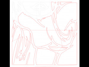20 dxf file cnc Women Pin Up Hand Sketch Retro Cut Router Vinil plasma 2210 Modelo 3D