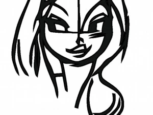 20 dxf ファイル cnc 女性ピンアップハンドスケッチレトロカットルータービニールプラズマ Nr2211 3Dモデル