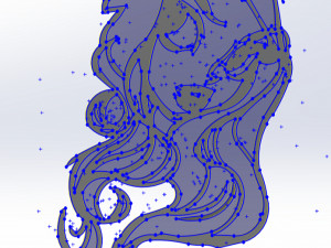20 dxf file cnc Women Pin Up Hand Sketch Retro Cut Router Vinil plasma Nr2211 Modelo 3D