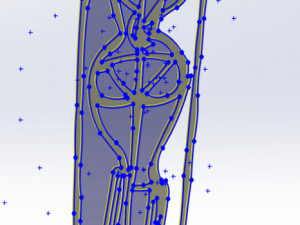 20 dxf file cnc Women Pin Up Hand Sketch Retro Cut Router Vinil plasma Nr2211 Modelo 3D