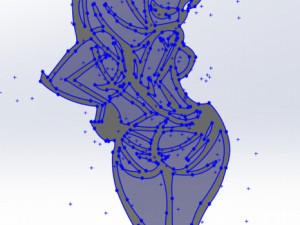 20 dxf file cnc Women Pin Up Hand Sketch Retro Cut Router Vinil plasma Nr2211 Modelo 3D