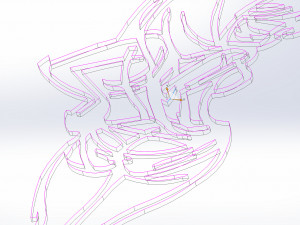 20 dxf file cnc Women Pin Up Hand Sketch Retro Cut Router Vinil plasma Nr2211 Modelo 3D