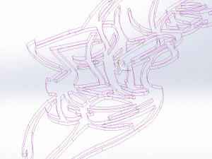 20 file dxf cnc Donne Pin Up Hand Sketch Retro Cut Router Vinil plasma Nr2211 Modello 3D