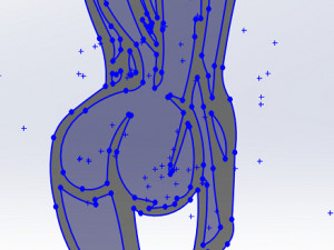 20 dxf file cnc Women Pin Up Hand Sketch Retro Cut Router Vinil plasma Nr2212 3D Model